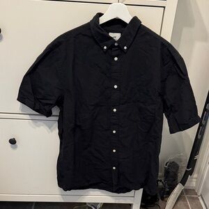 H&M Men's Dark Casual Button-Down Shirt